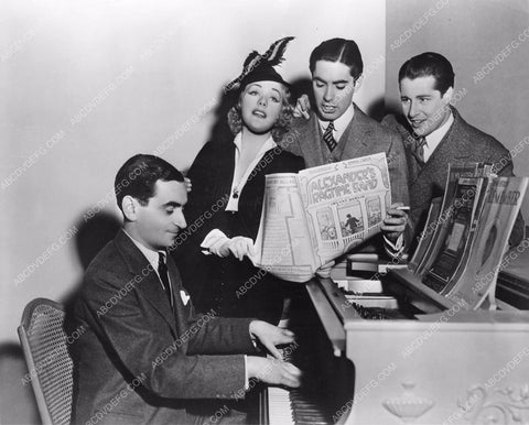 Alice Faye Tyrone Power Irving Berlin rehearse Alexander's Ragtime Band afaye-15