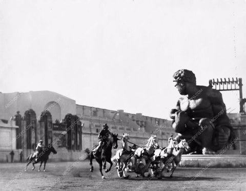 Ramon Navarro chariot sequence behind the scenes silent Ben-Hur bh810-14