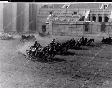 Ramon Navarro big action eight chariots silent Ben-Hur bh810-15