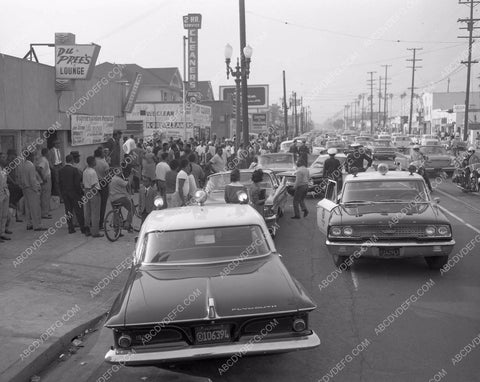Plymouth and Ford Police automobiles Los Angeles street scene cars-06