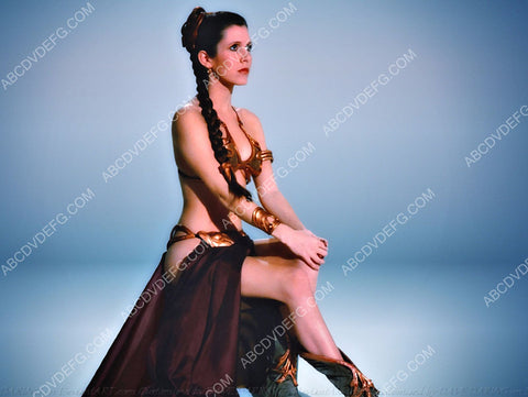 Carrie Fisher as Slave Leia film Return of the Jedi 8b20-0100