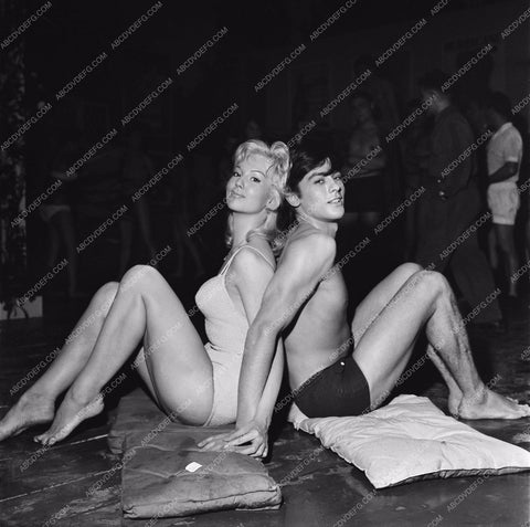 Alain Delon Mylene Demongeot both hot in swimwear 8b20-0491