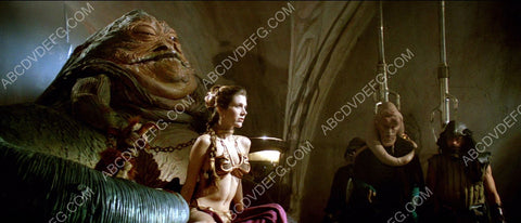 Carrie Fisher Slave Leia film Return of the Jedi 8b20-0599