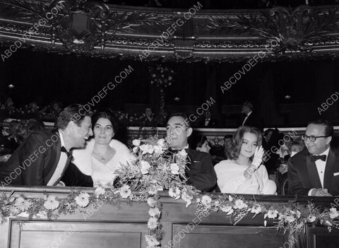 Anthony Quinn Romy Schneider some film premiere 8b20-0833