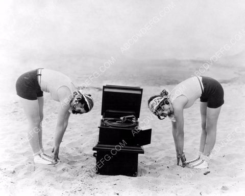 record player helps exercise Dorothy Sebastian Joan Crawford 8b20-0894