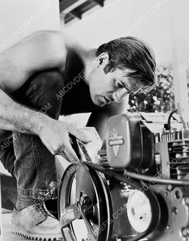 manly Clint Walker playing with his toys 8b20-10732
