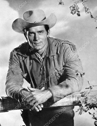 handsome Clint Walker western portrait 8b20-10747