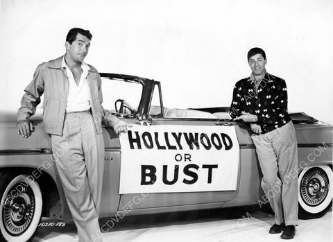 Dean Martin Jerry Lewis promote film Hollywood or Bust 8b20-10892