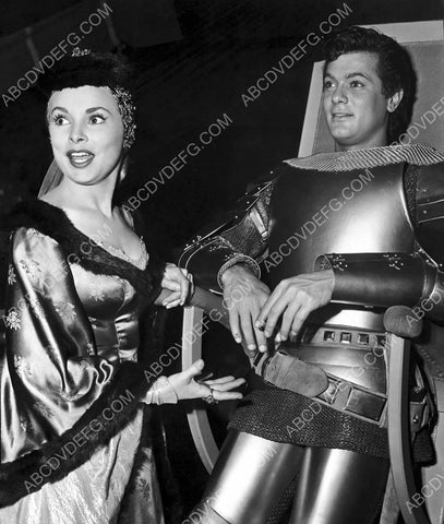 Tony Curtis Janet Leigh film The Black Shield of Falworth 8b20-10918