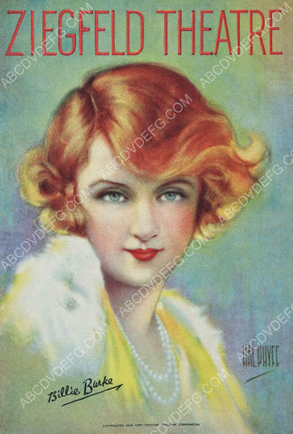 Billie Burke magazine cover Ziegfeld Theatre 8b20-11024