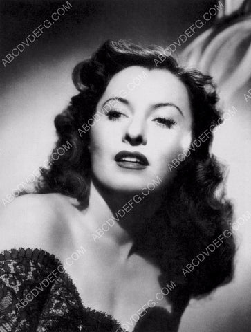 Barbara Stanwyck in strapless gown portrait 8b20-11778