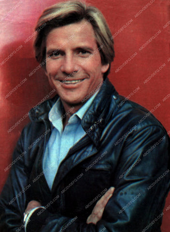 Dirk Benedict cool in his leather jacket 8b20-12140