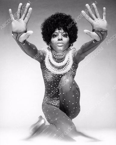 Diana Ross in fishnet bodice 8b20-12169