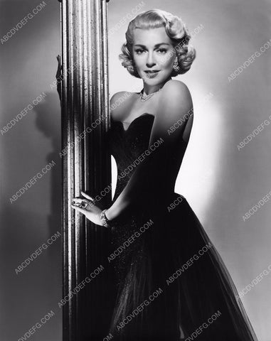 Lana Turner strapless black dress 8b20-1277