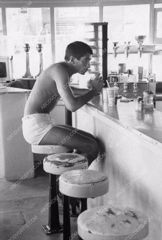 candid George Hamilton takes a break from beach has milk shake 8b20-12928