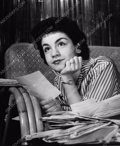 Annette Funicello and endless pile of fan mail 8b20-13167