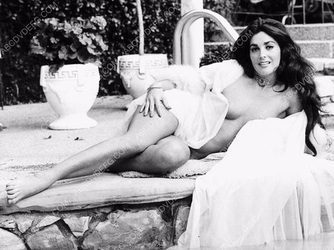 very bare Edy Williams wrapped in white fur 8b20-13641