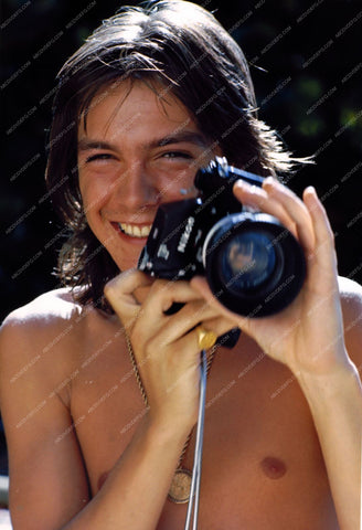shutterbug David Cassidy playing with his camera 8b20-13895