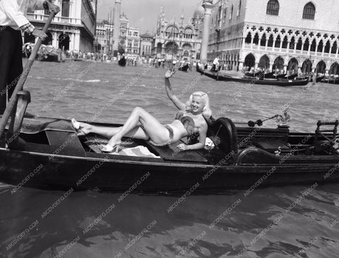 super sexy Diana Dors rides gondola through Venice 8b20-13915