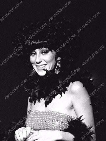 Cher wearing a lot of feathers 8b20-14039