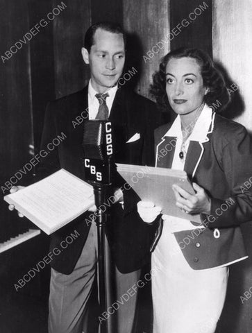 Joan Crawford Franchot Tone CBS radio broadcast 8b20-14408