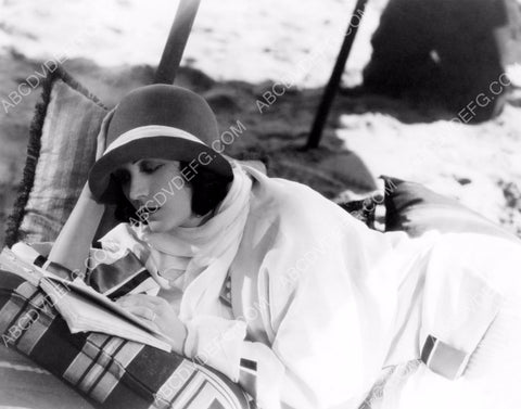 getting a little sun and reading a book Pola Negri 8b20-1462