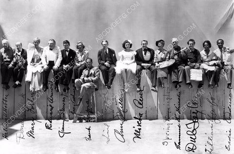 Hollywood party Donald Meek Lionel Barrymore Eddie Anderson many more 8b20-14704