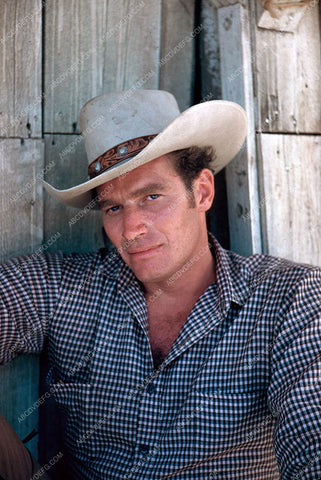 handsome Charlton Heston in his cowboy hat 8b20-15008