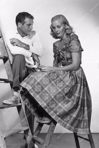 candid Paul Newman Eva Marie Saint behind the scenes 8b20-15081