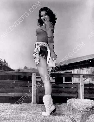 super sexy cowgirl Mara Corday on her toes 8b20-15186
