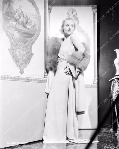 Carole Lombard modeling her new dress 8b20-16790