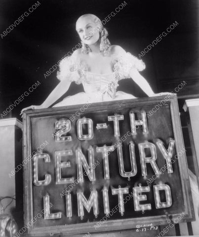 Carole Lombard promoting film 20th Century 8b20-16813