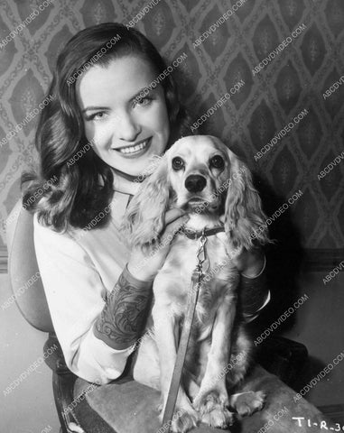 beautiful Ella Raines and her dog 8b20-16979