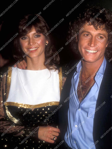 Victoria Principal Andy Gibb out for the evening 8b20-17023