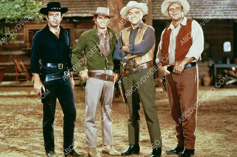 Lorne Greene Dan Blocker Michael Landon Pernell Roberts TV Bonanza 8b20-17057