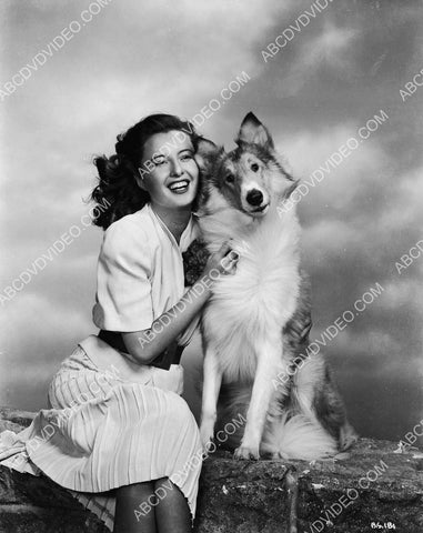 Barbara Stanwyck poses with her dog 8b20-17439