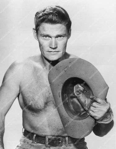 shirtless Chuck Connors TV The Rifleman 8b20-17536