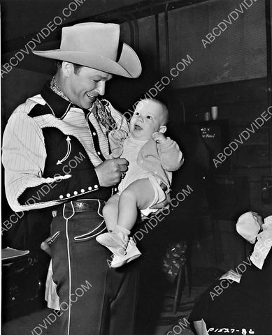 candid Roy Rogers tickling his son 8b20-18938