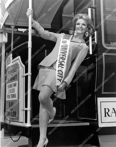 Mayor of Universal City on the streetcar beautiful Karen Jensen 8b20-19195