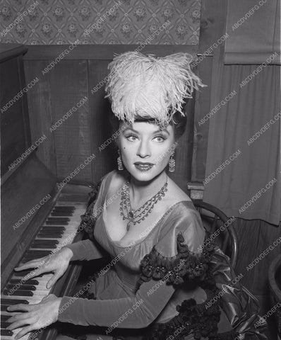 Amanda Blake tickling the ivory western TV Gunsmoke 8b20-1987