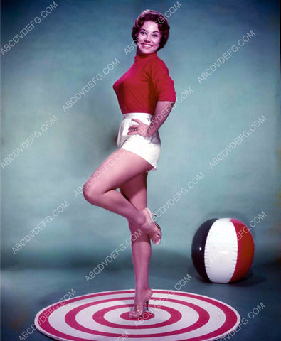 bullseye Andra Martin in short short and high heels pinup cheesecake 8b20-1990