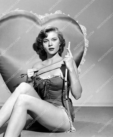 sexy Valentine's Day pinup w bow and arrow Peggie Castle 8b20-20035