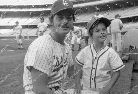 Peter Brown w son at Dodger Stadium for Hollywood All-Stars baseball 8b20-20067