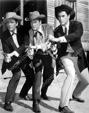 Jack Kelly Roger Moore James Garner TV Maverick 8b20-20086