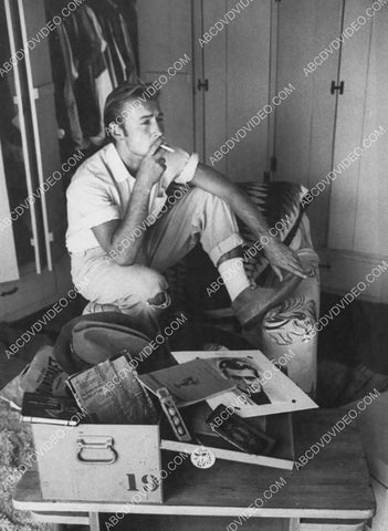 Nick Adams relaxing and enjoying a cigarette 8b20-20264