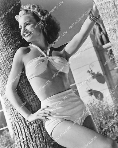 gorgeous Janet Blair in her new two piece swimsuit 8b20-20449