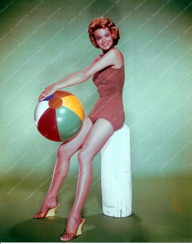 Angie Dickinson in new swimwear with beachball 8b20-2140