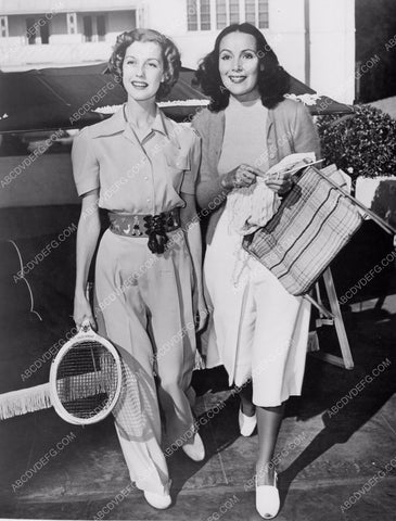 Anita Louise Dolores Del Rio heading out for a game of tennis 8b20-2258