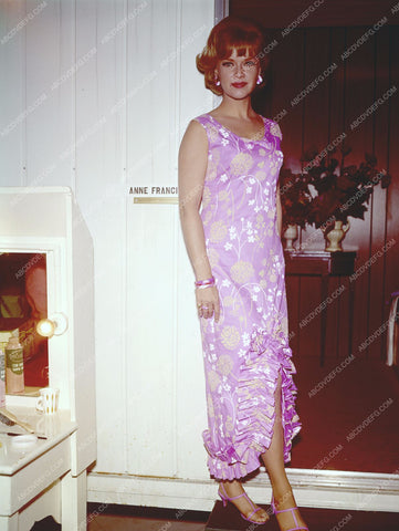 candid Anne Francis outside her dressing room 8b20-2543