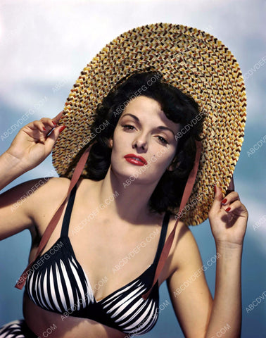 sultry Jane Russell in bikini and sun hat 8b20-2648